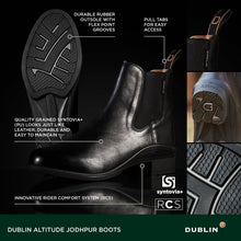 Load image into Gallery viewer, Dublin Altitude Children&#39;s  Jodhpur Boots - Black - MCB Equestrian 
