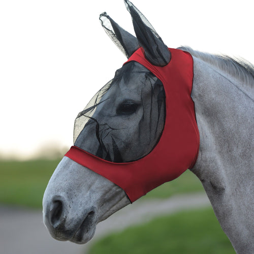 Weatherbeeta stretch eye saver with ears. Horse mesh eye mask. Horse fly mask.