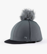 Load image into Gallery viewer, Premier Equine Jersey Hat Silk with Faux Pom Pom. Hat Silk.
