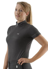 Load image into Gallery viewer, Premier Equine Nadia Ladies Technical Short Sleeved Riding Top.

