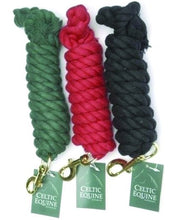 Load image into Gallery viewer, Celtic Equine Cotton Leadropes.
