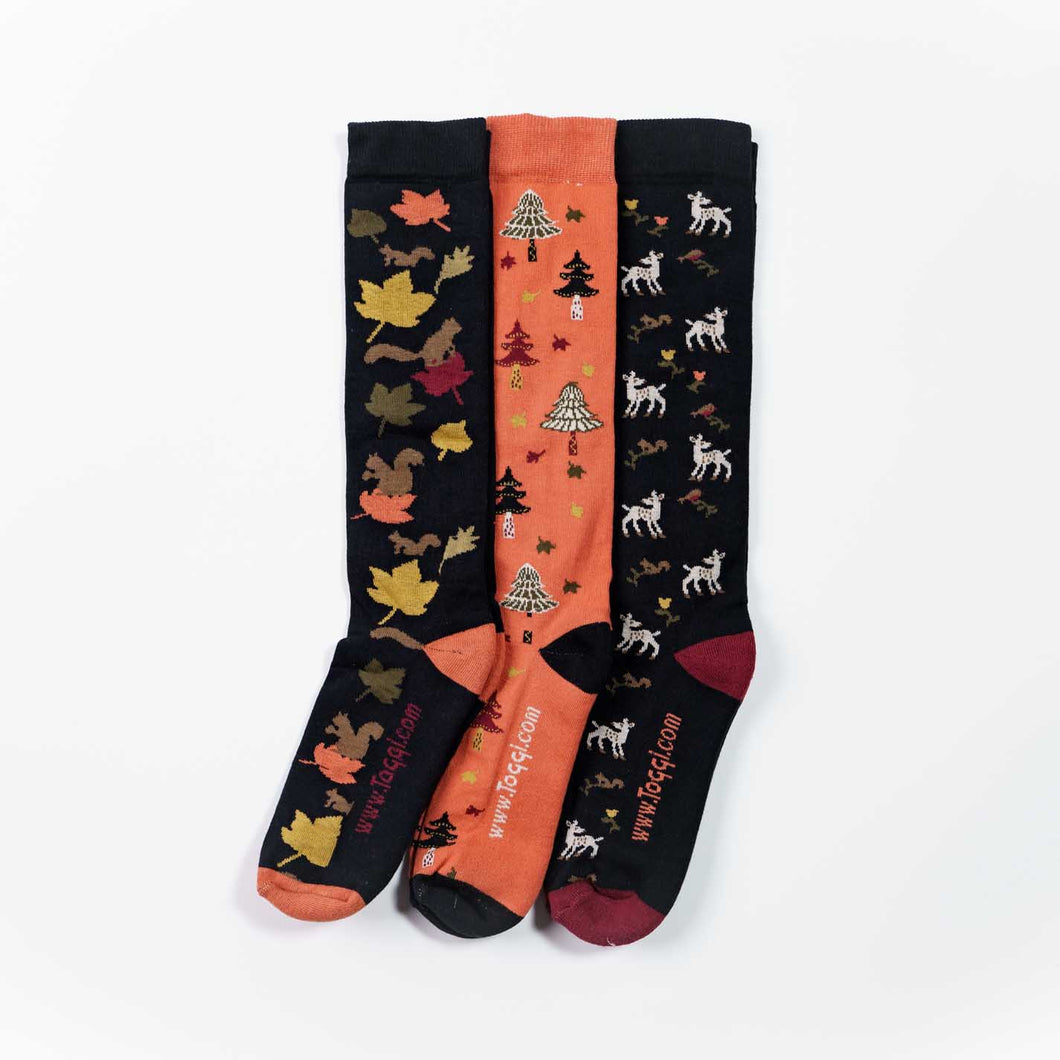Toggi Leafy Socks. Toggi 3 pack socks